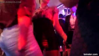 Slutty bintang porno bercinta di sebuah kelab