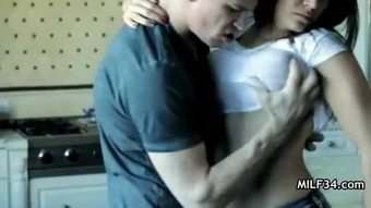 Horny milf mendapat keriting